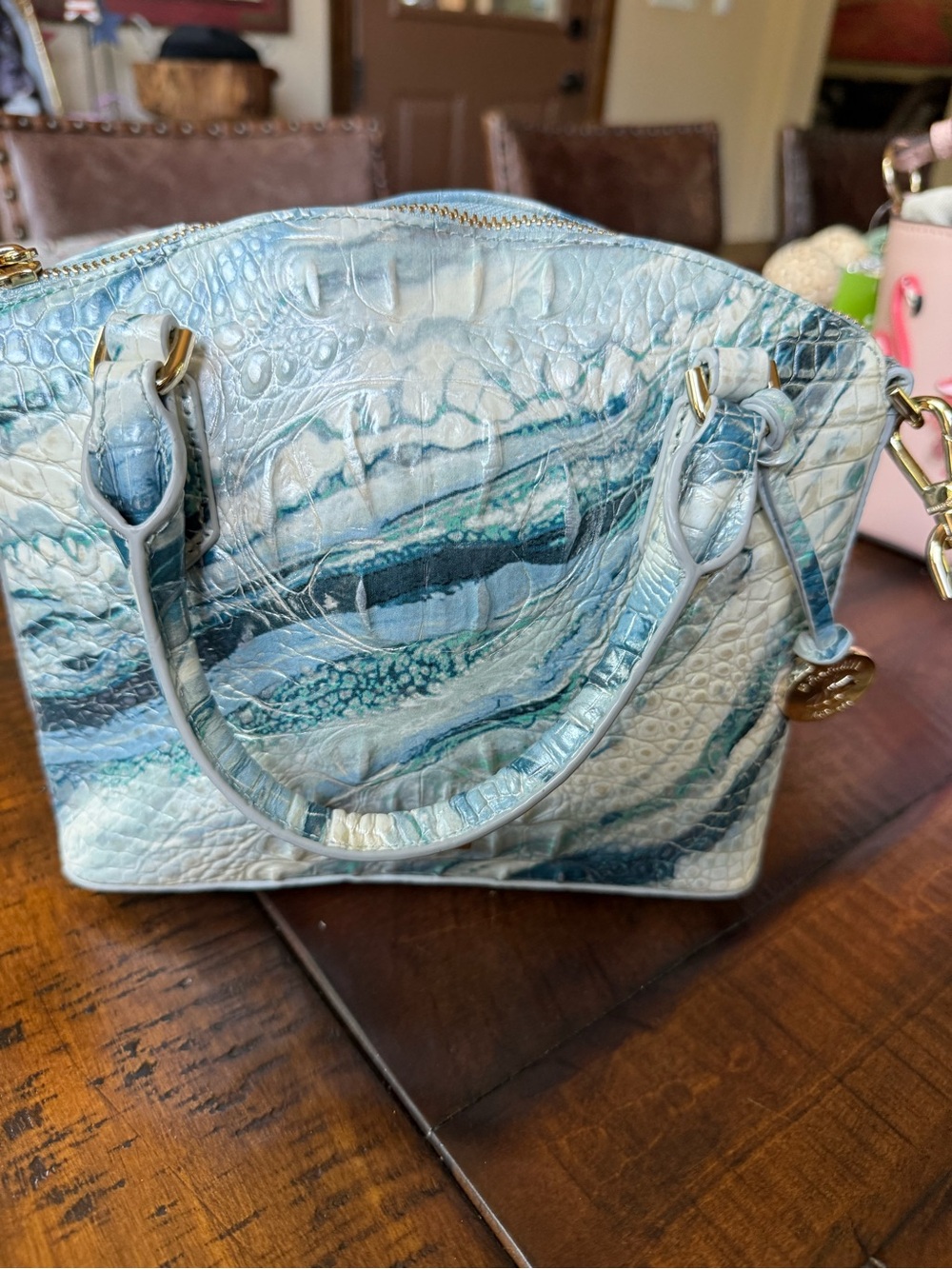 Pretty blue Brahmin bag - Picture 3 of 3